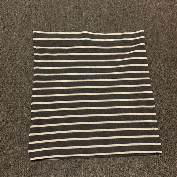 Forever 21 black and white striped mini skirt M - Picture 1 of 3